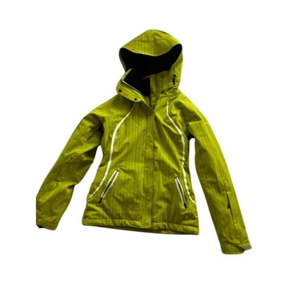 EUC Columbia Omni Tech Womens lime green coat size XS ski jacket warm winter